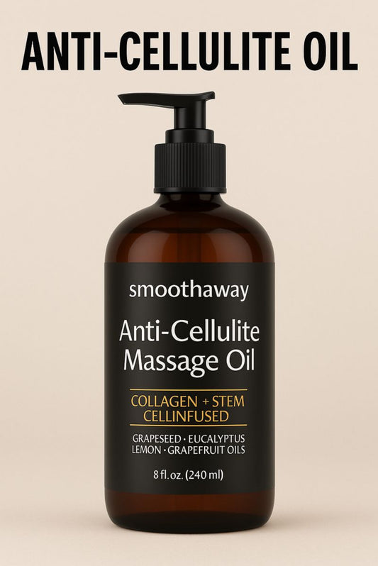 SmoothAway Botanical Anti-Cellulite Massage Oil – 8oz